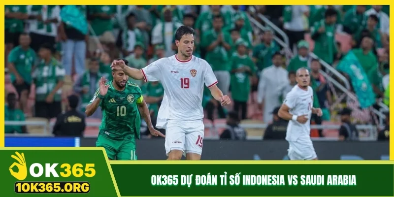 OK365 dự đoán tỉ số Indonesia vs Saudi Arabia OK365 dự đoán tỉ số Indonesia vs Saudi Arabia